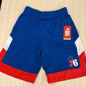 NBA SHORTS 76ers size 10/12 youth